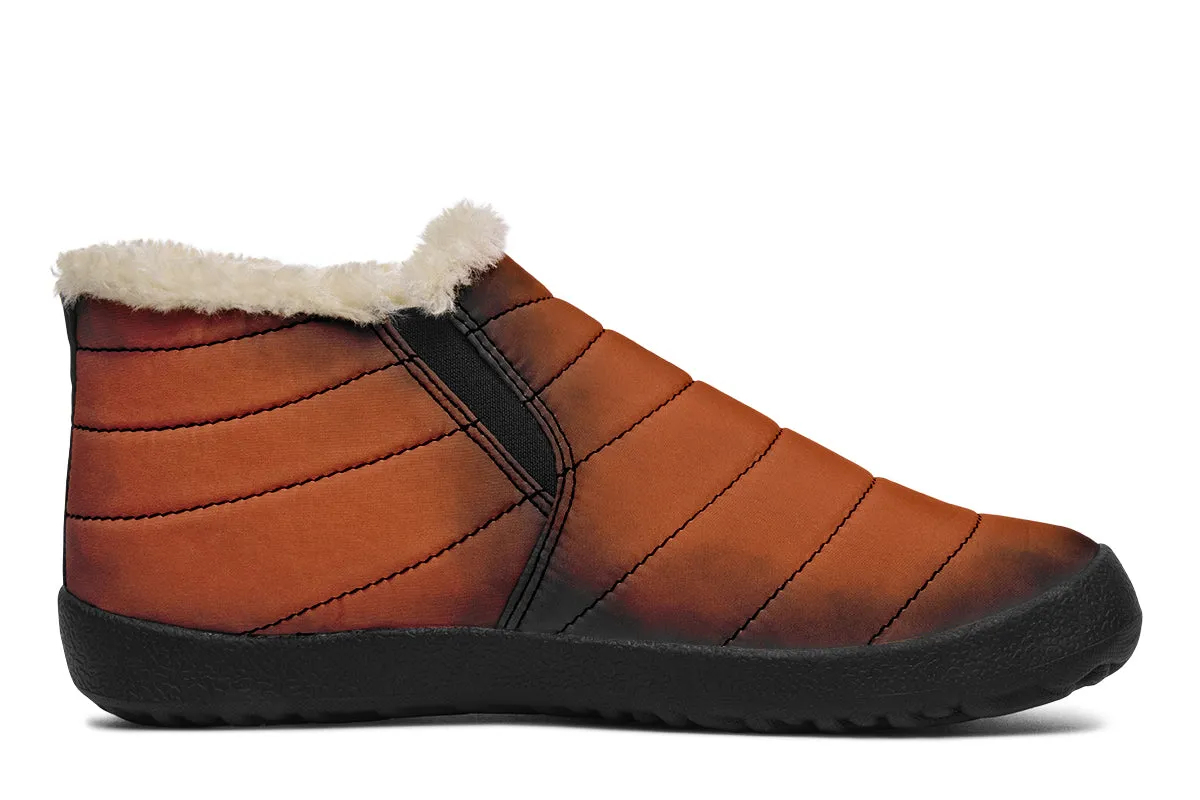 Fire-Forged Winter Sneakers - Warm & Easy Slip-On Shoes Lined with Vegan Wool with Anti-Slip Soles