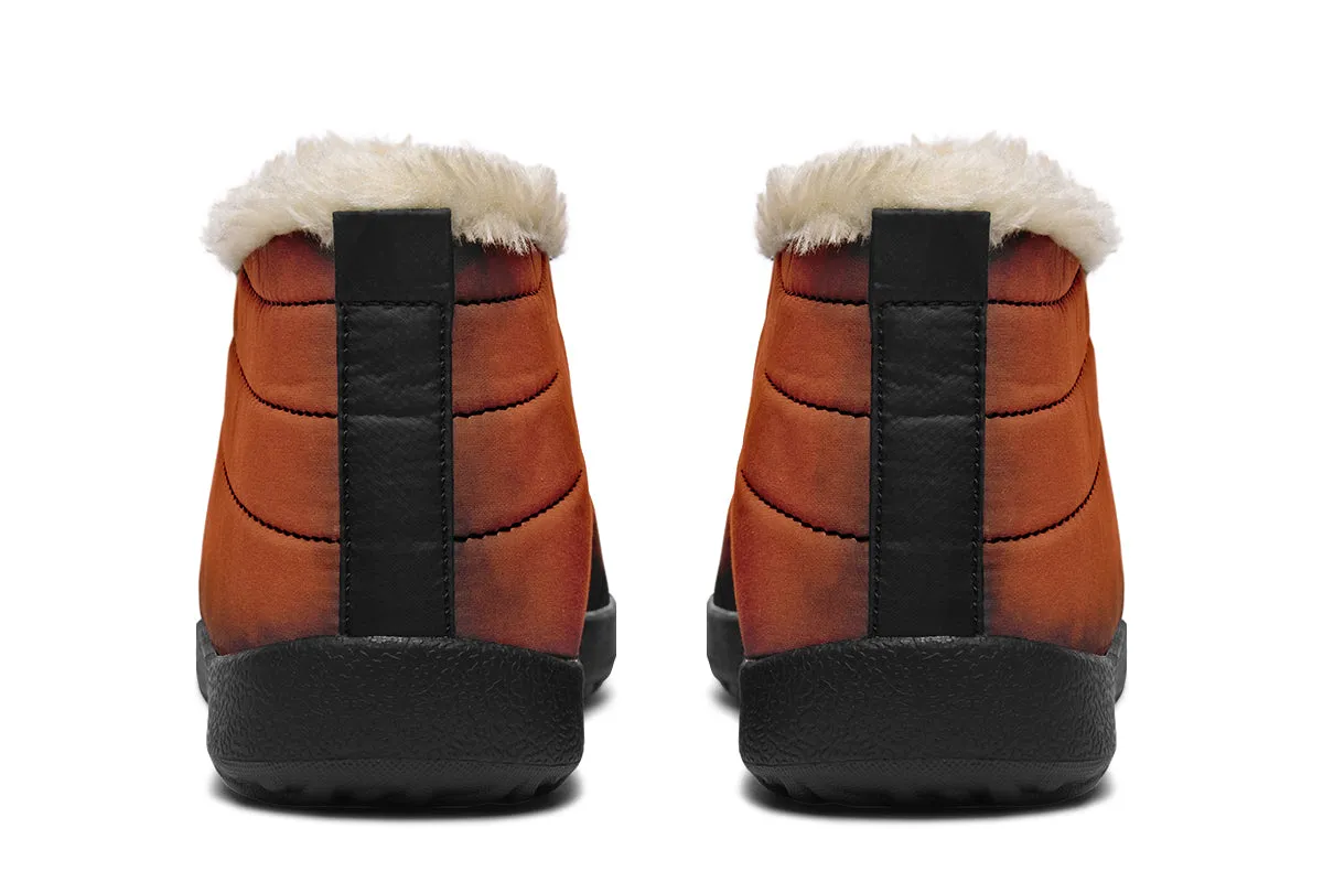 Fire-Forged Winter Sneakers - Warm & Easy Slip-On Shoes Lined with Vegan Wool with Anti-Slip Soles