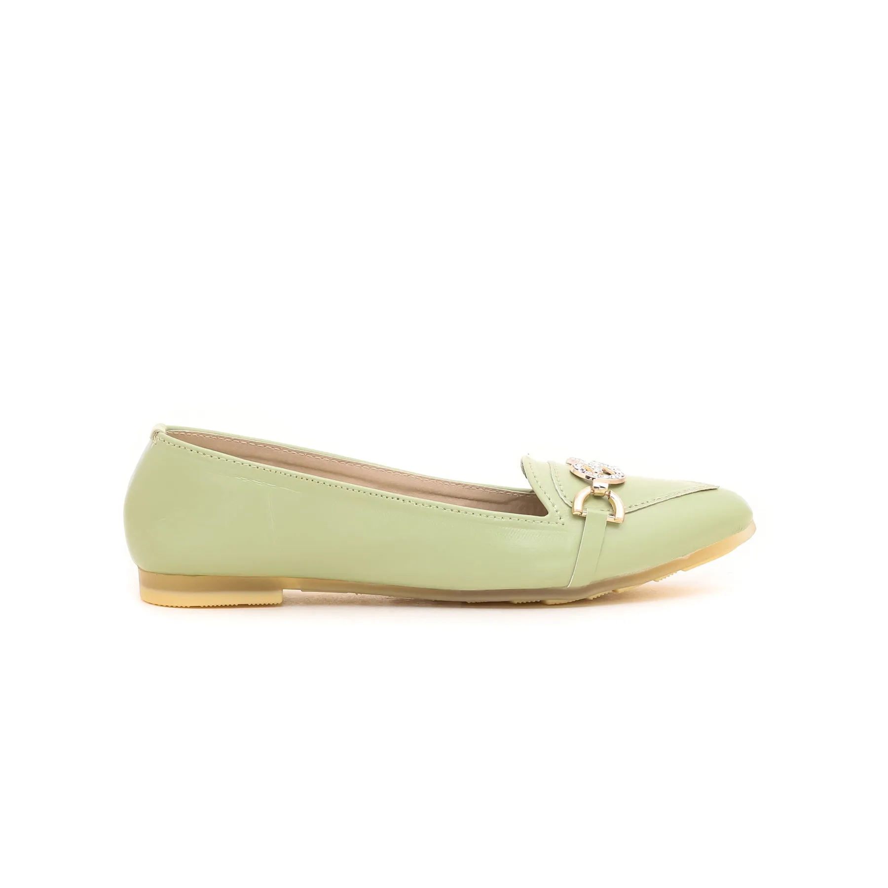 Girls Green Formal Pumps KD0616