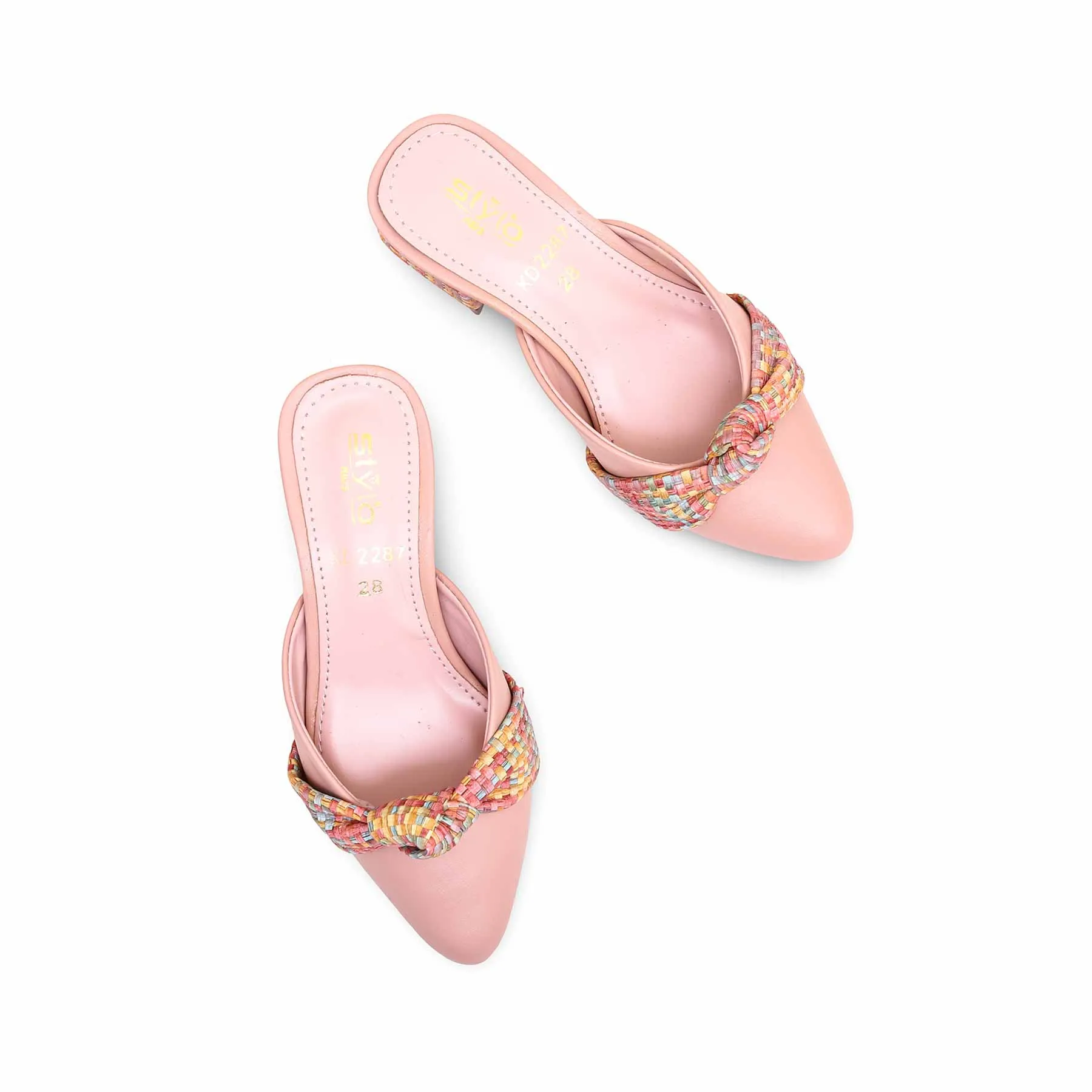 Girls Pink Formal Pumps KD2287