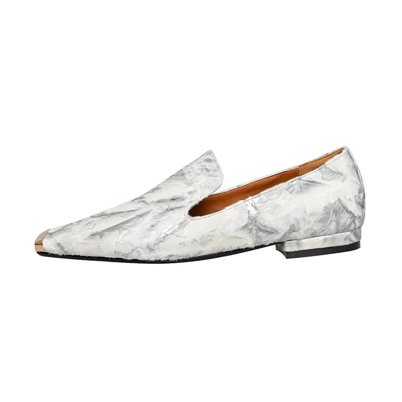 Hiba Women's Square Toe Loafers