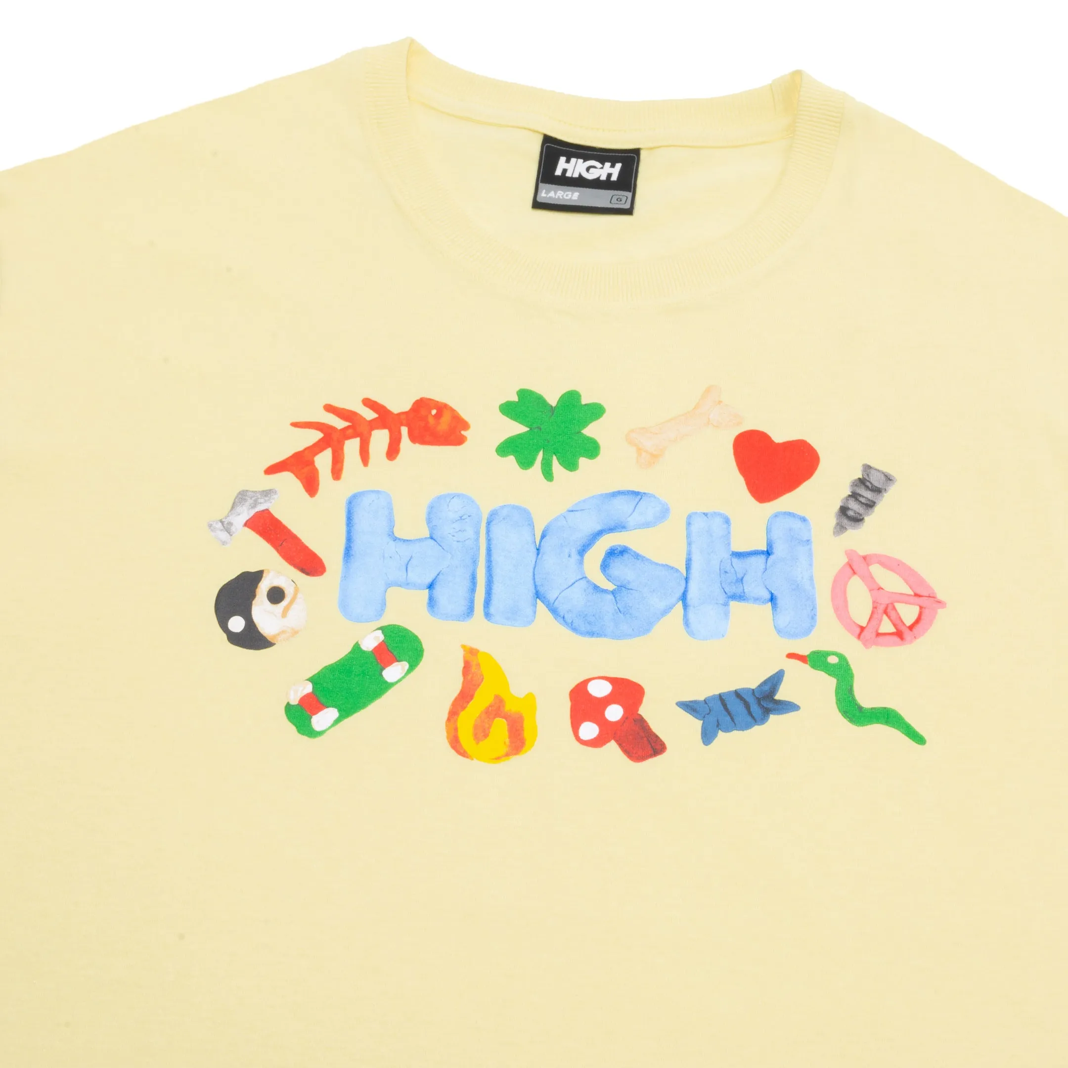 HIGH - Camiseta Clay "Soft Yellow"