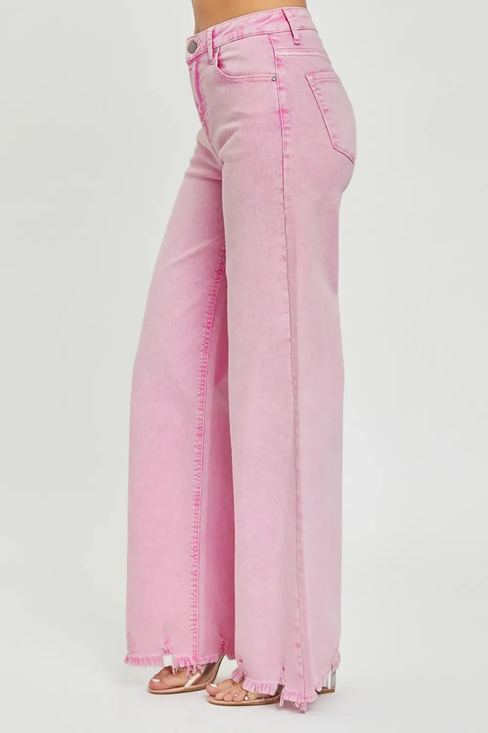 High Rise Wide Leg Jeans