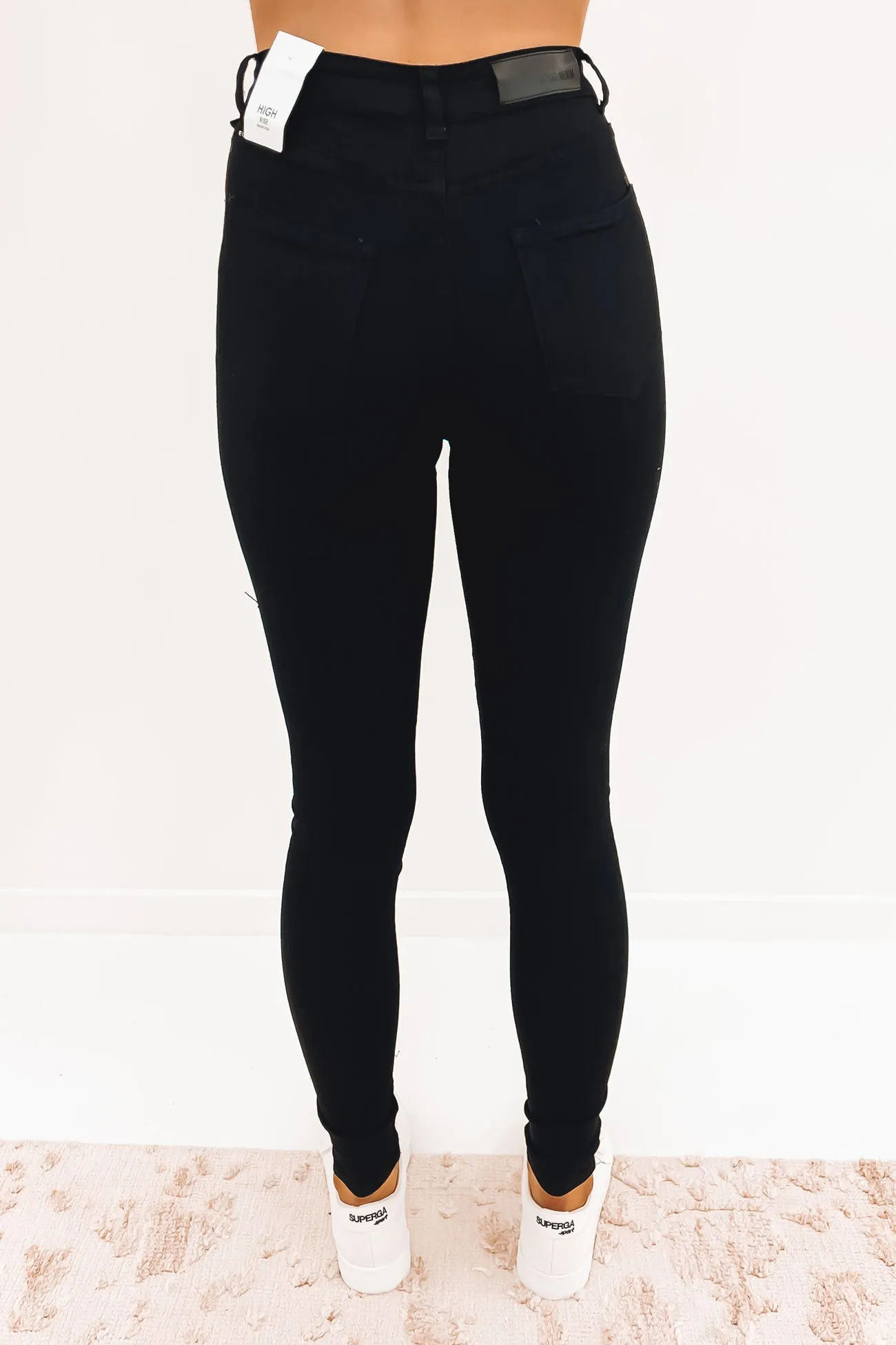 High Waisted Gelato Leg Stretch Black