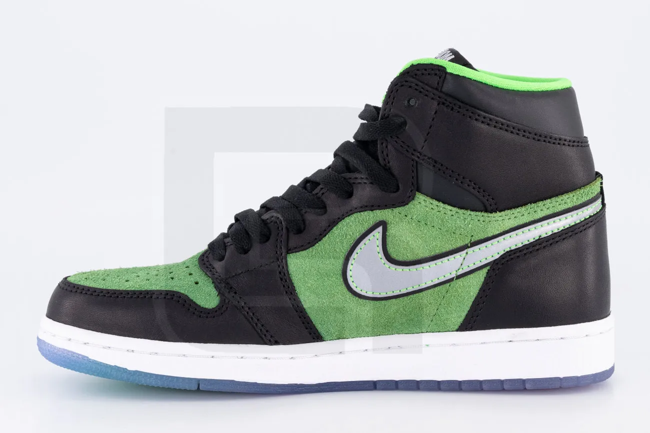 Jordan 1 Retro "Zoom Black Zen Green"