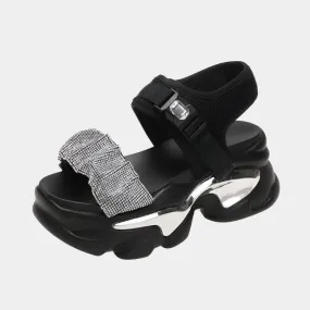 Joskaa 2024 New Chunky Slip On Sandals