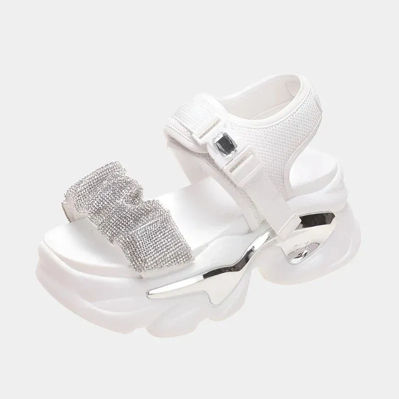 Joskaa 2024 New Chunky Slip On Sandals