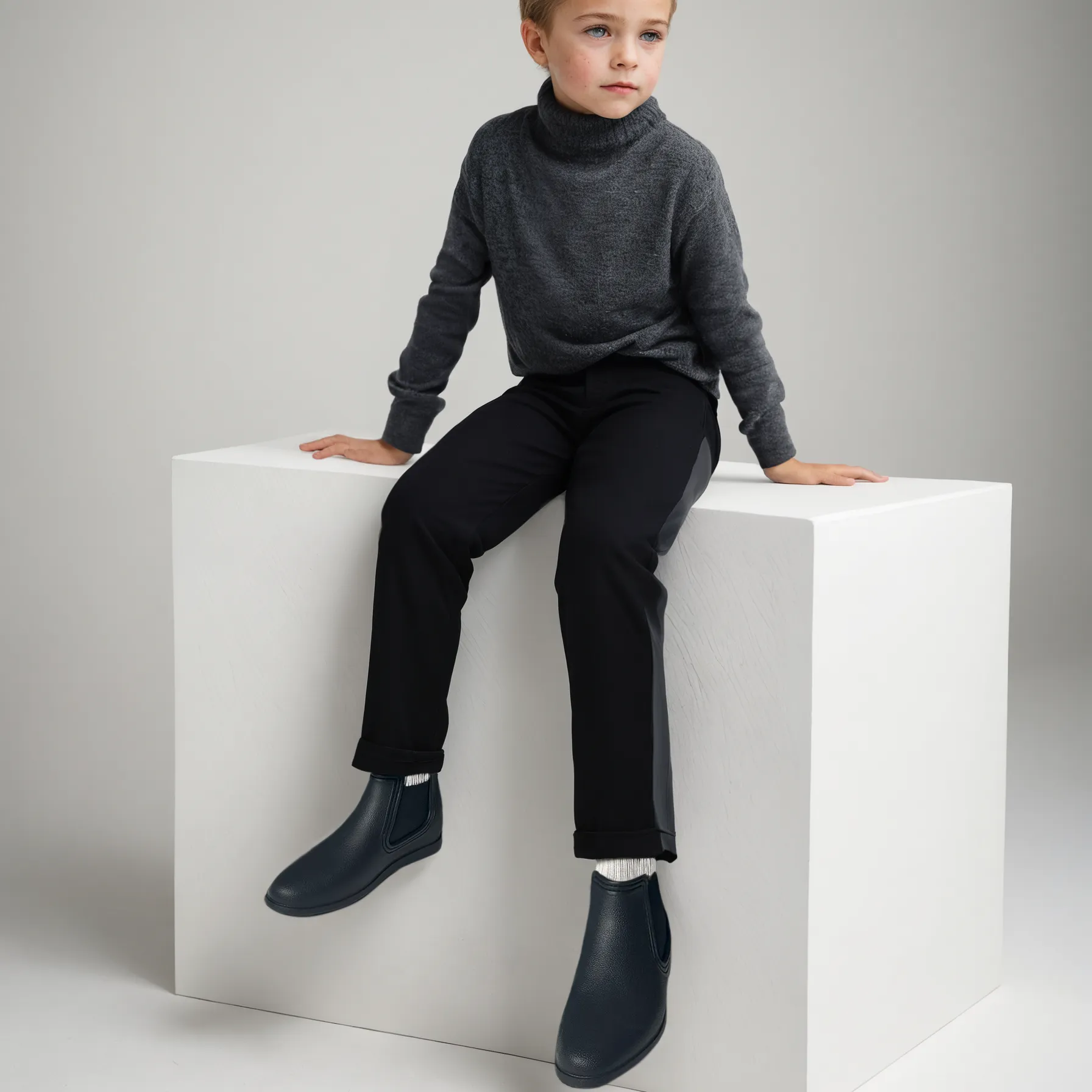 KIDS BLACK/BLACK LONDONER BOOT - FINAL SALE