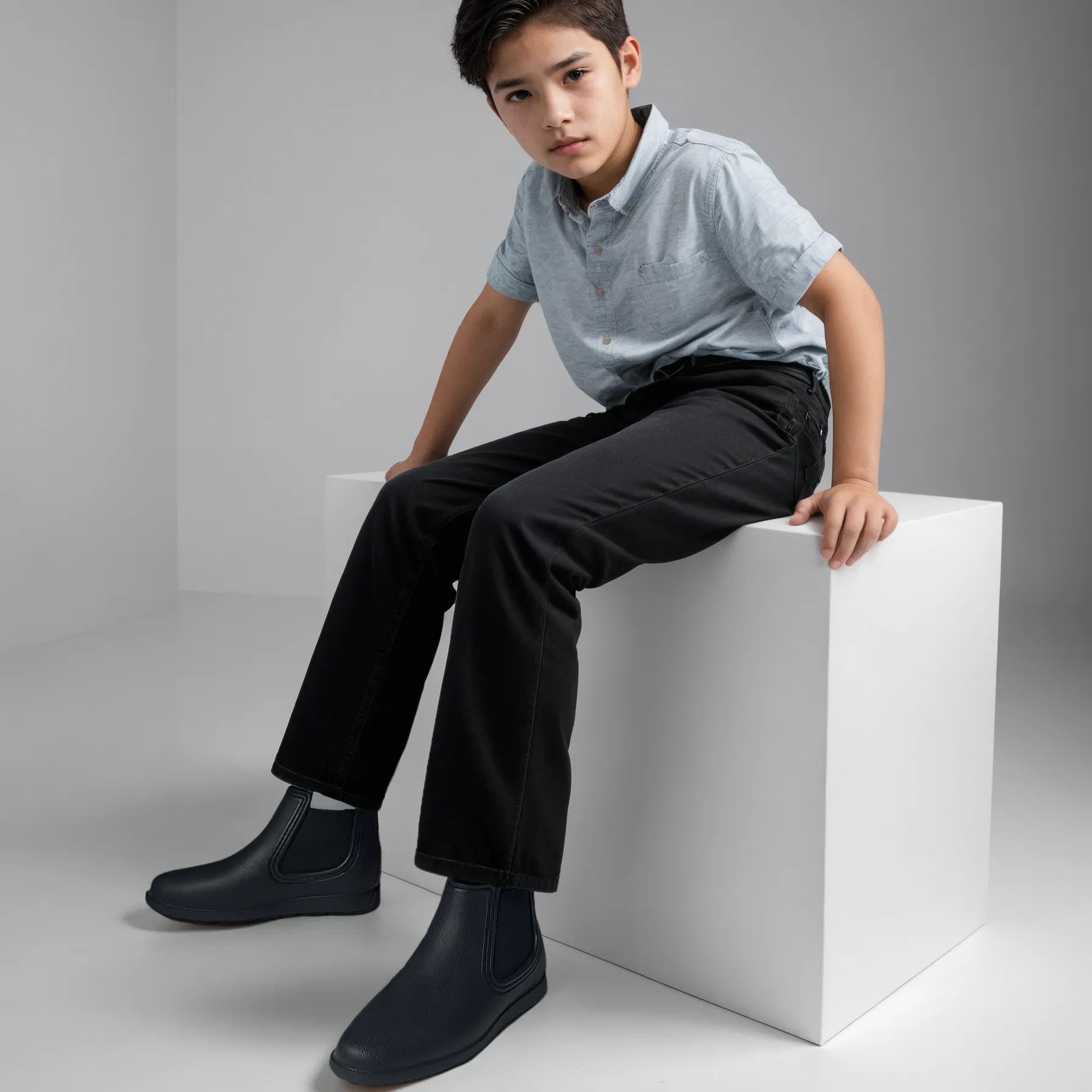 KIDS BLACK/BLACK LONDONER BOOT - FINAL SALE