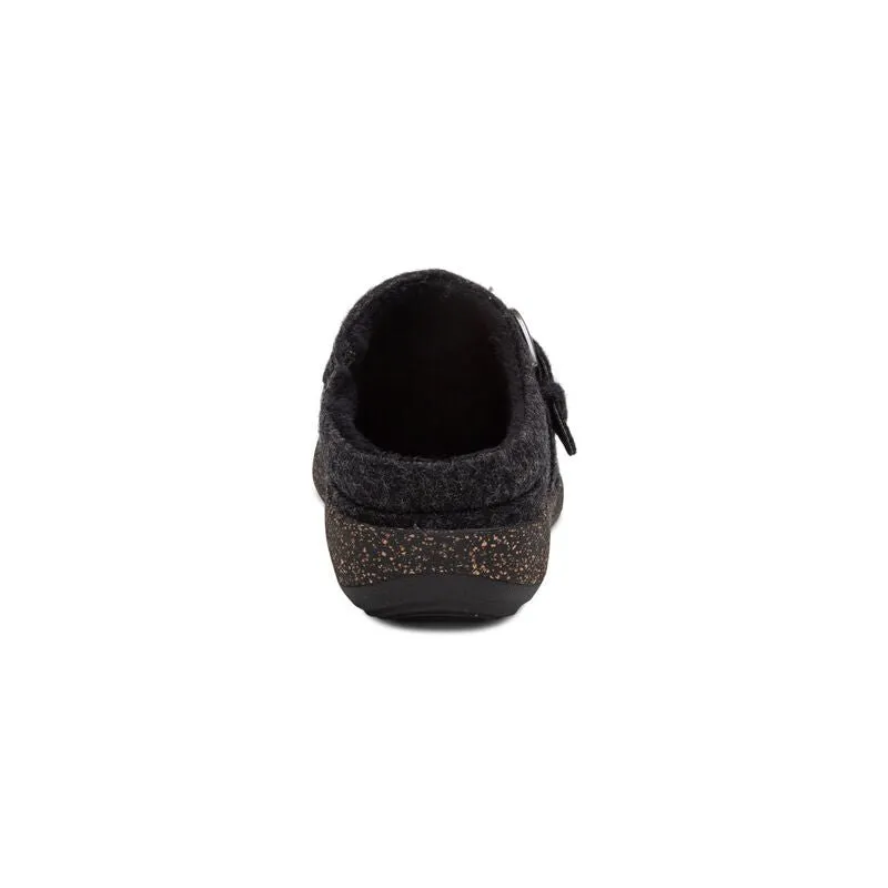 Libby Comfort Clog  Black Wool