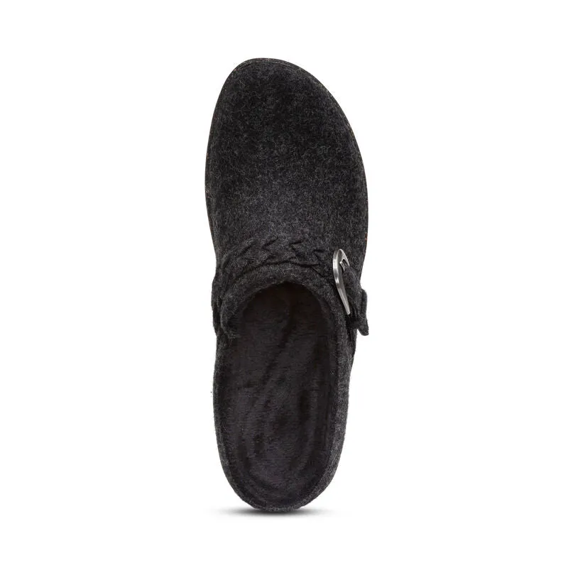 Libby Comfort Clog  Black Wool