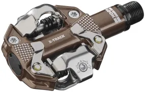 LOOK X-TRACK Pedals - Dual Sided Clipless Chromoly  9/16" Gravel Edition