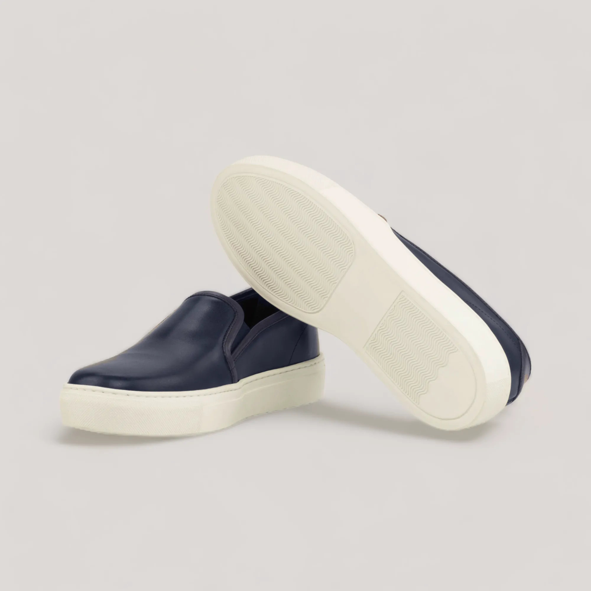 LUCE | Slip-On Sneakers - Navy | Women's