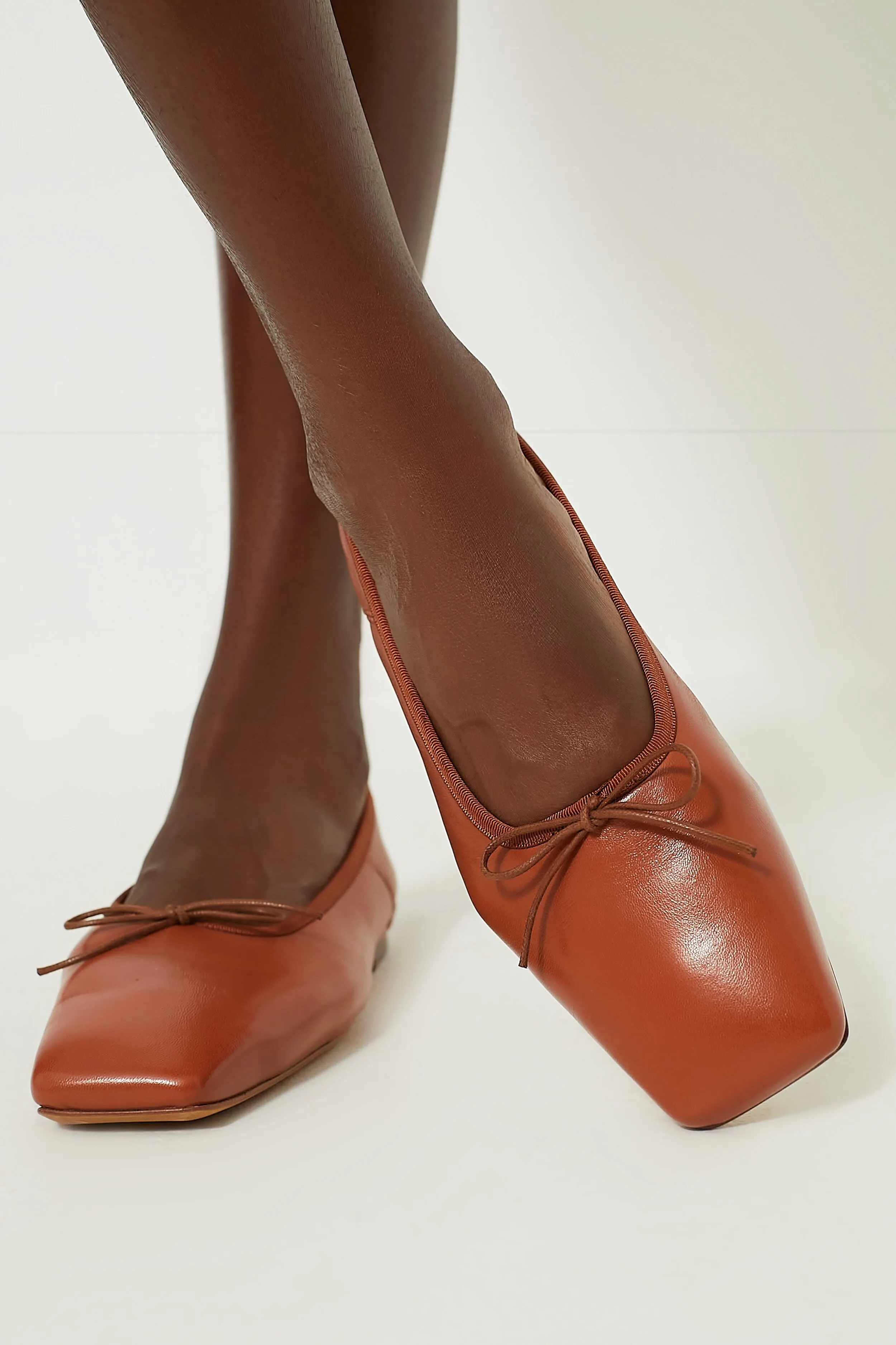 Maple Square Toe Ballerina