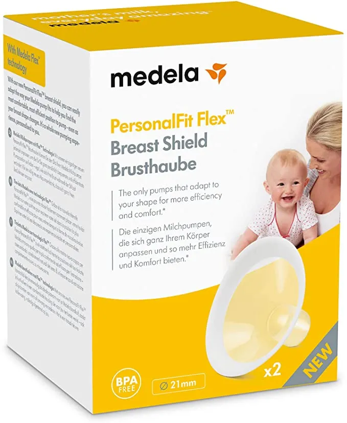 Medela NEW PersonalFit Flex Breast Shield (Pack of 2) - Medium