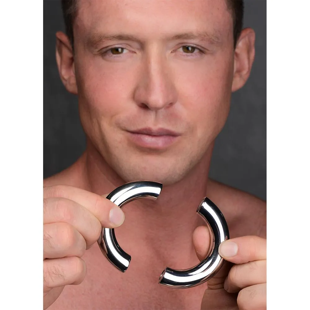 Mega Magnetize Stainless Steel Magnetic Cock Ring