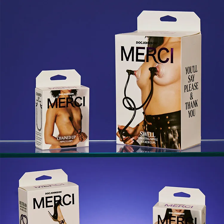 Merci Swell Vibrating Nipple Sucker Cups