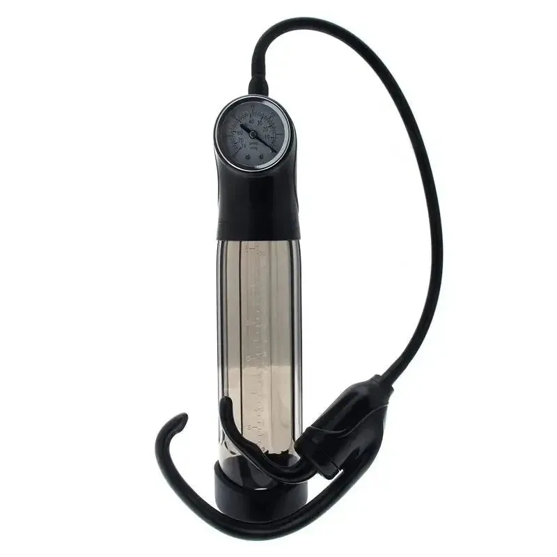 Mojo 14.5-inch Momentum Black Power Grip Penis Pump