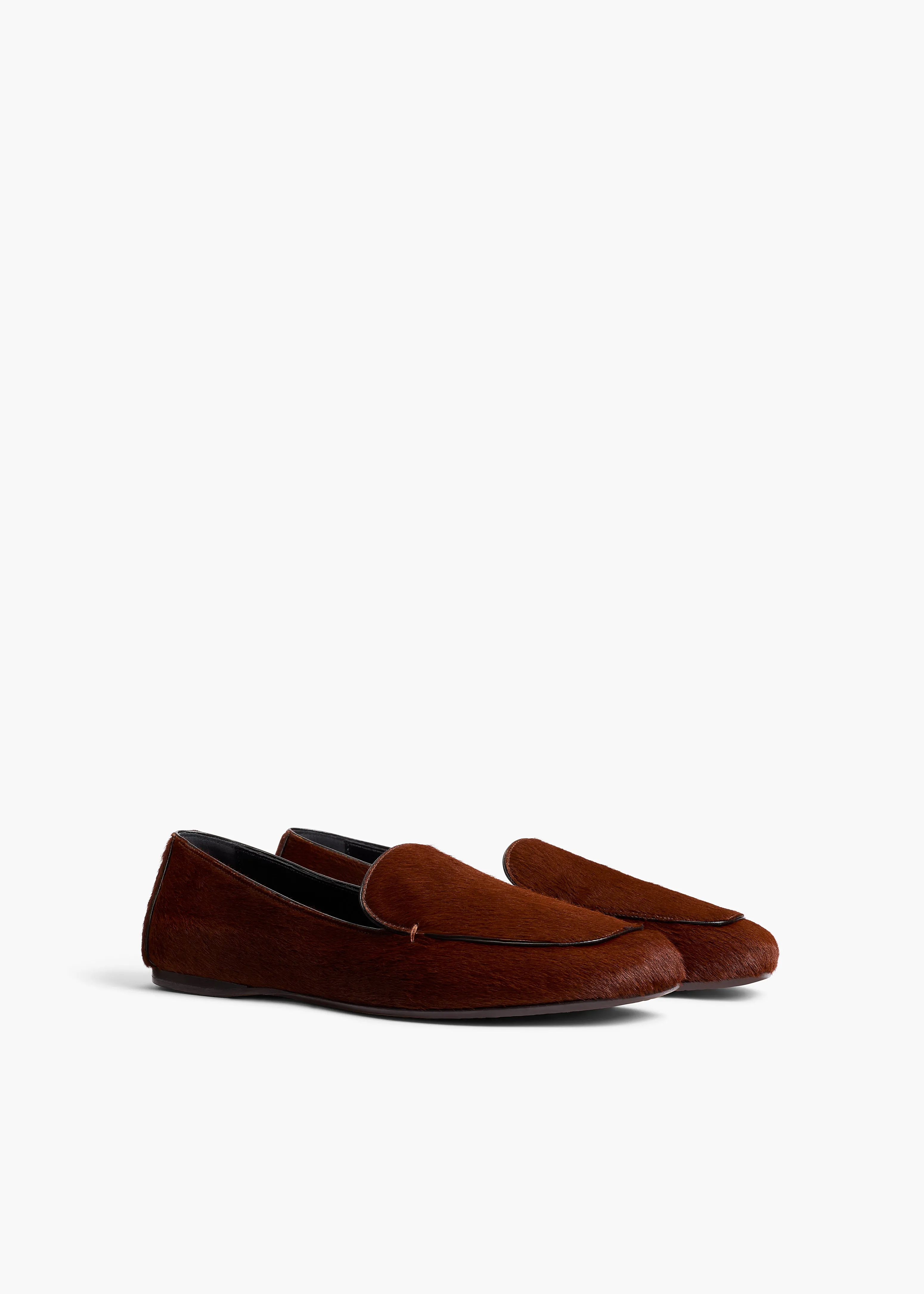 Monroe Loafer in Rust Haircalf