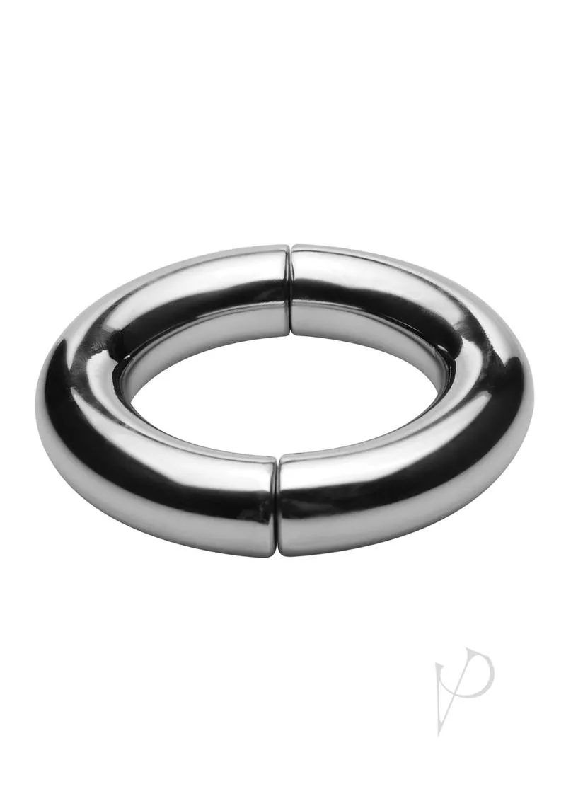 Ms Mega Magnetize Cock Ring 1.75 Silver