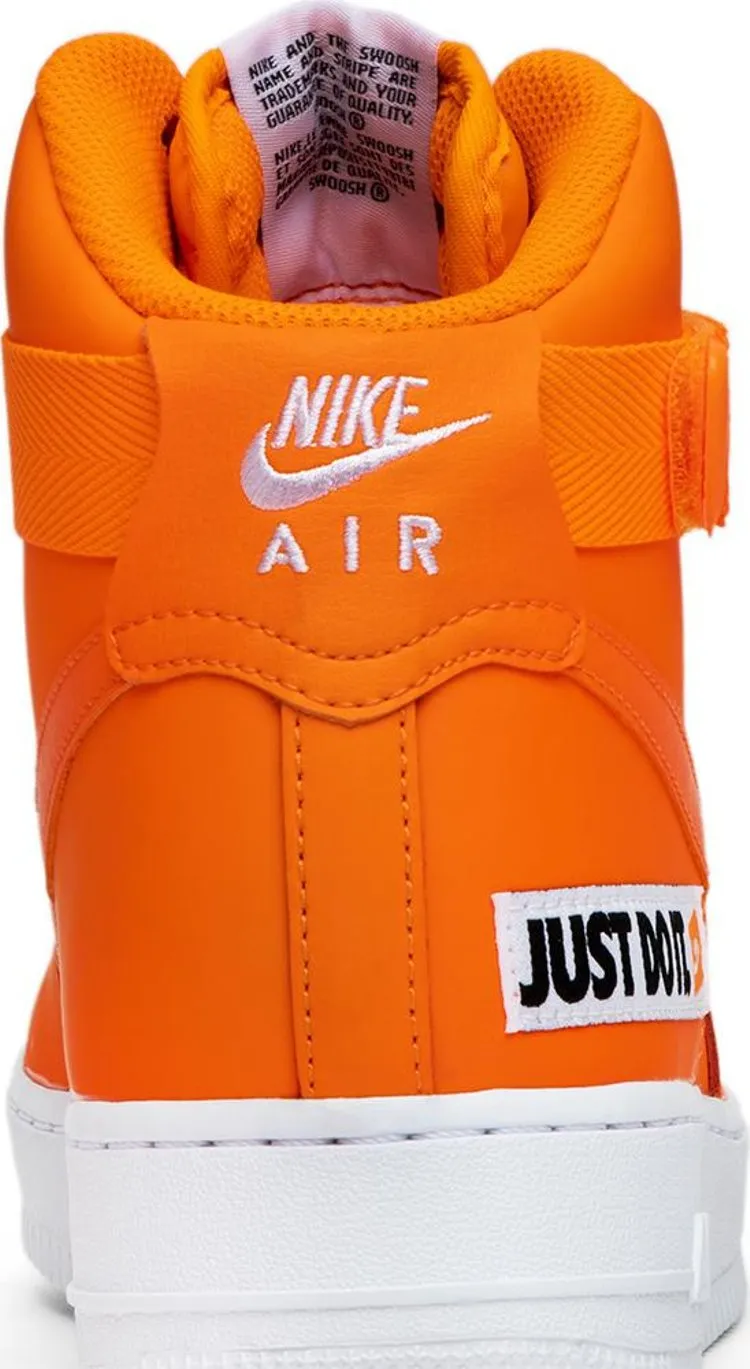 Nike Air Force 1 High 'Just Do It' Orange