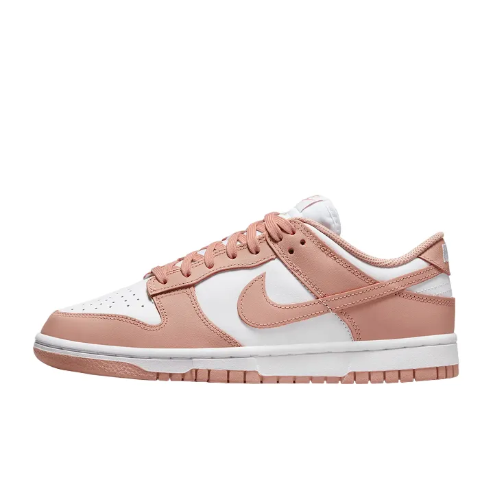 Nike scarpa sneakers da donna Dunk Low DD1503-118 bianco-rosa chiaro