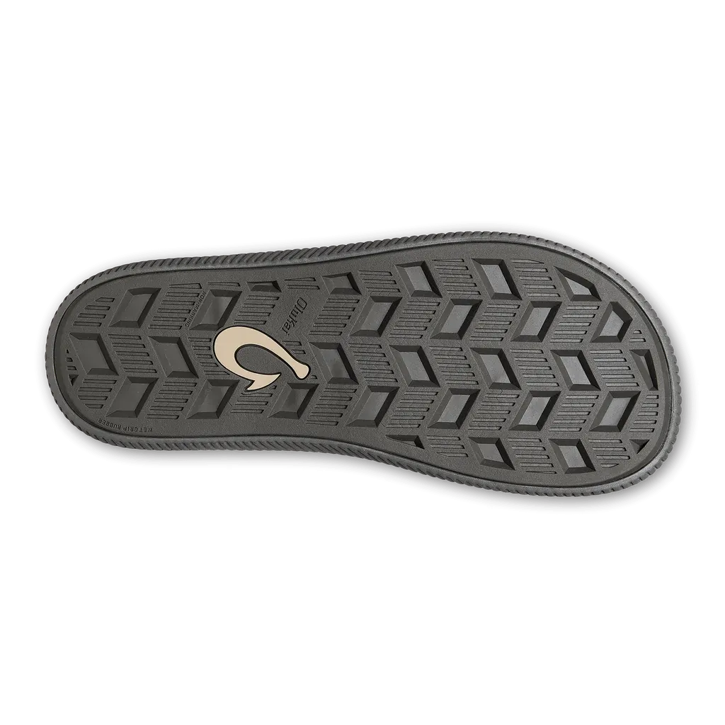 Olukai Men's Ulele - Dark Shadow/Black