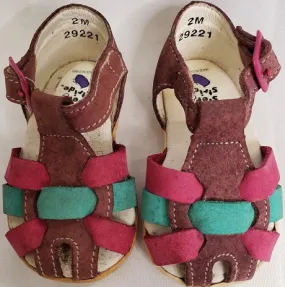 Pela -- Infant's T-Strap Sandal -- Rose Multi