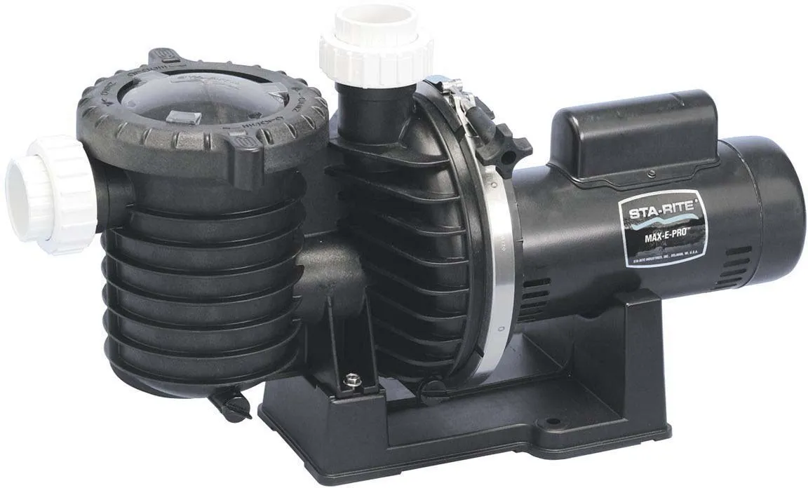 Pentair Sta-Rite P6E6D-205L Max-E-Pro Energy Efficient Single Speed Full Rated Pool and Spa Pump, 3/4 HP 115/230-Volt