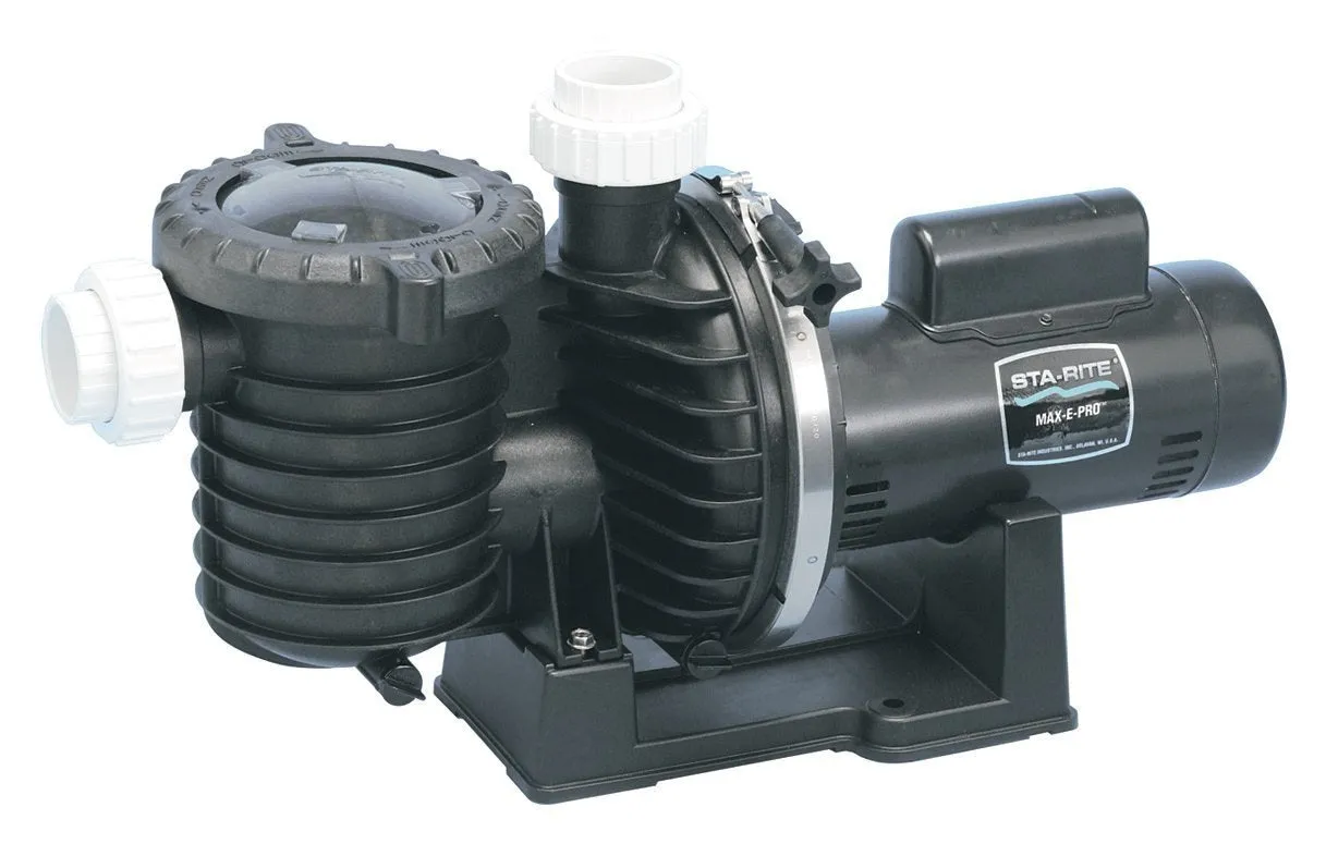 Pentair Sta-Rite P6RA6YG-207L Max-E-Pro Energy Efficient Dual Speed Up Rated Pool and Spa Pump, 2 HP, 230-Volt