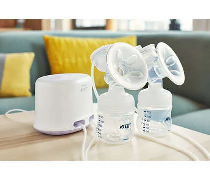 Philips Avent Double Electric Breast Pump (2 Years International Warranty) BUNDLE