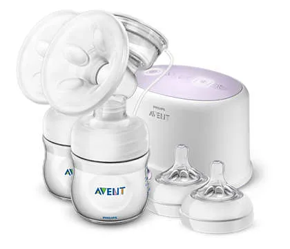 Philips Avent Double Electric Breast Pump (2 Years International Warranty) BUNDLE