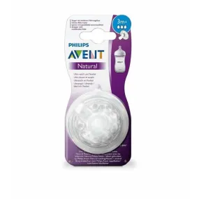 Philips Avent Natural Teat, 3 Months , Medium Flow