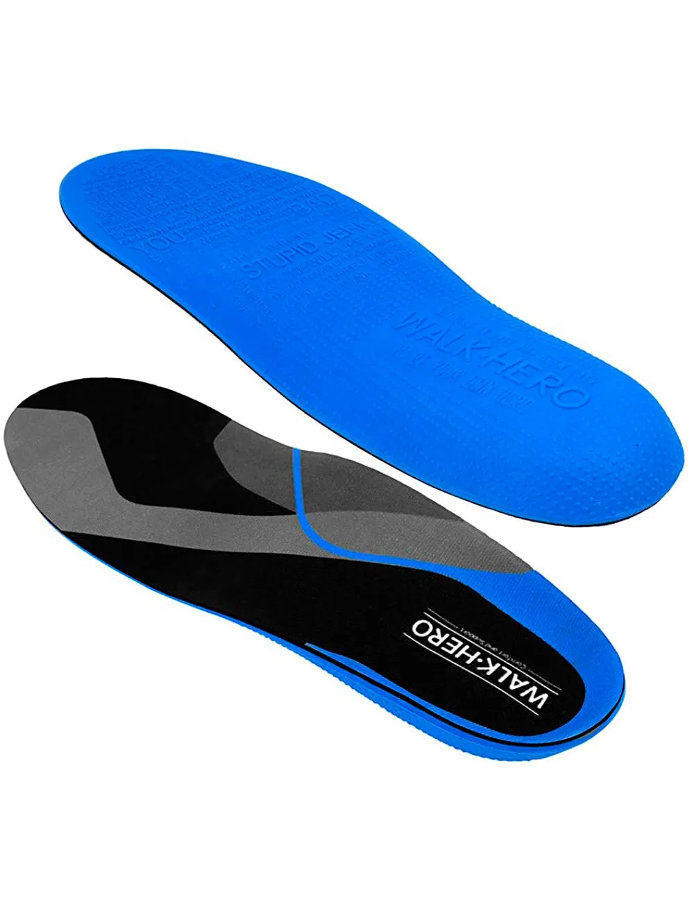 Plantar Fasciitis Feet Insoles Arch Supports Orthotics Inserts Relieve Flat Feet, High Arch, Foot Pain