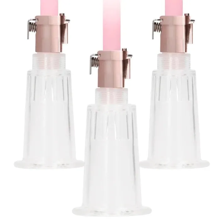 Pumped Clitoral & Nipple Pump Set -Rose Gold