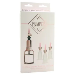 Pumped Clitoral & Nipple Pump Set -Rose Gold