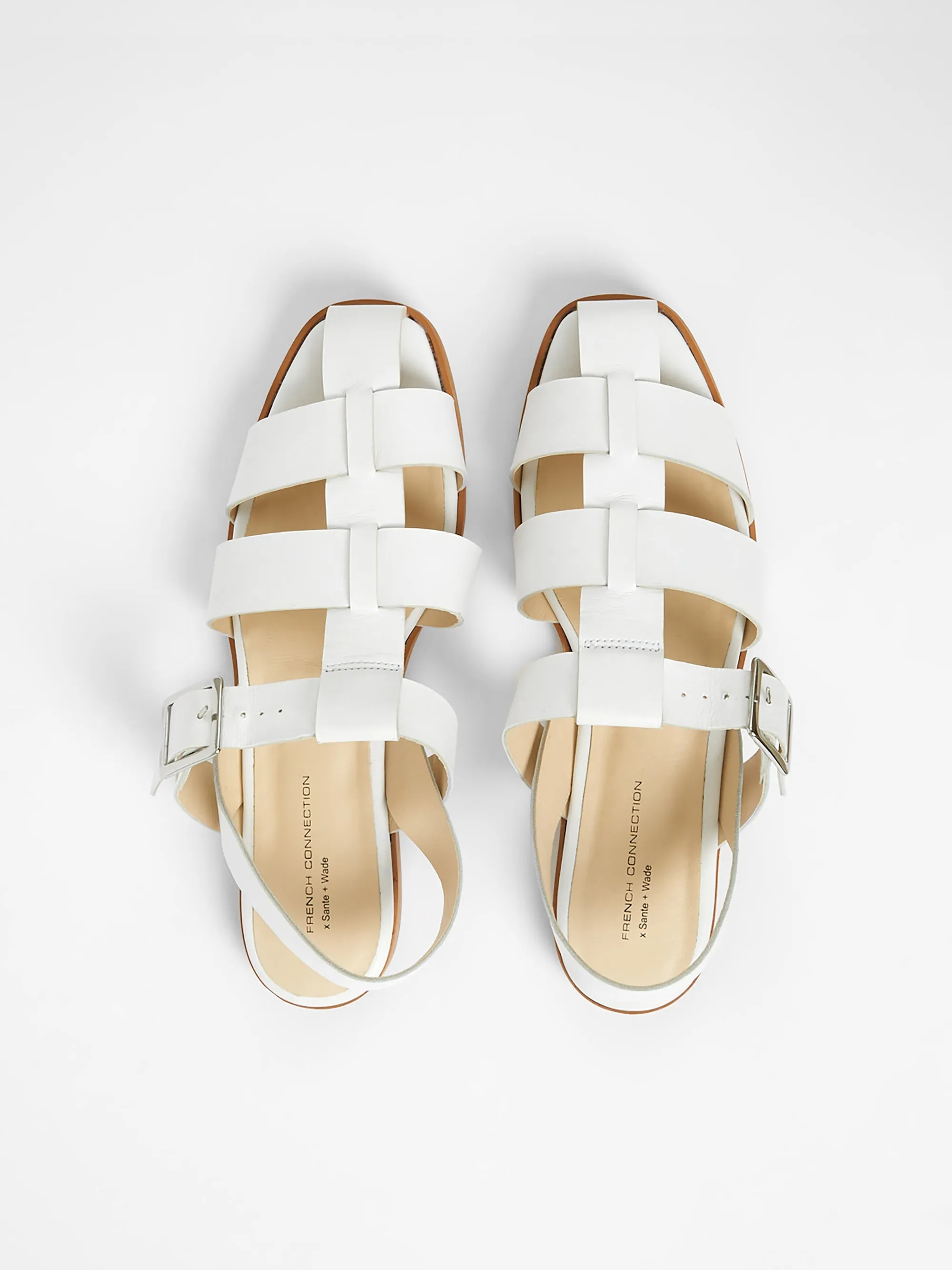 S W x Luisa Fisherman Caged Sandals