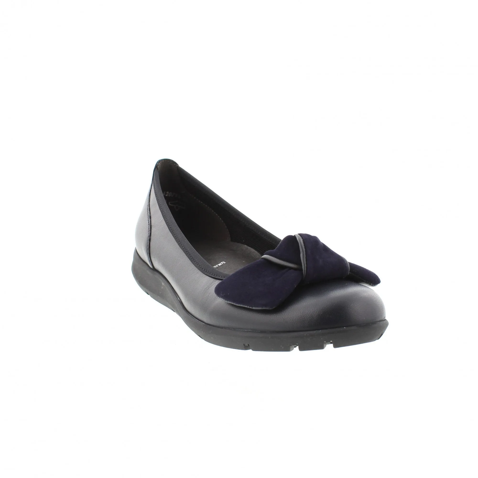 Salerna Navy Leather and Suede Pumps