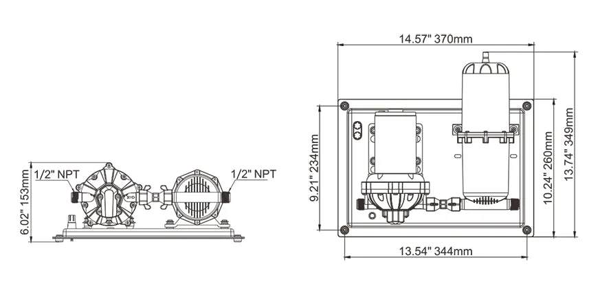 SEAFLO 5.5GPM 12V Water Pressure System - 51 Series