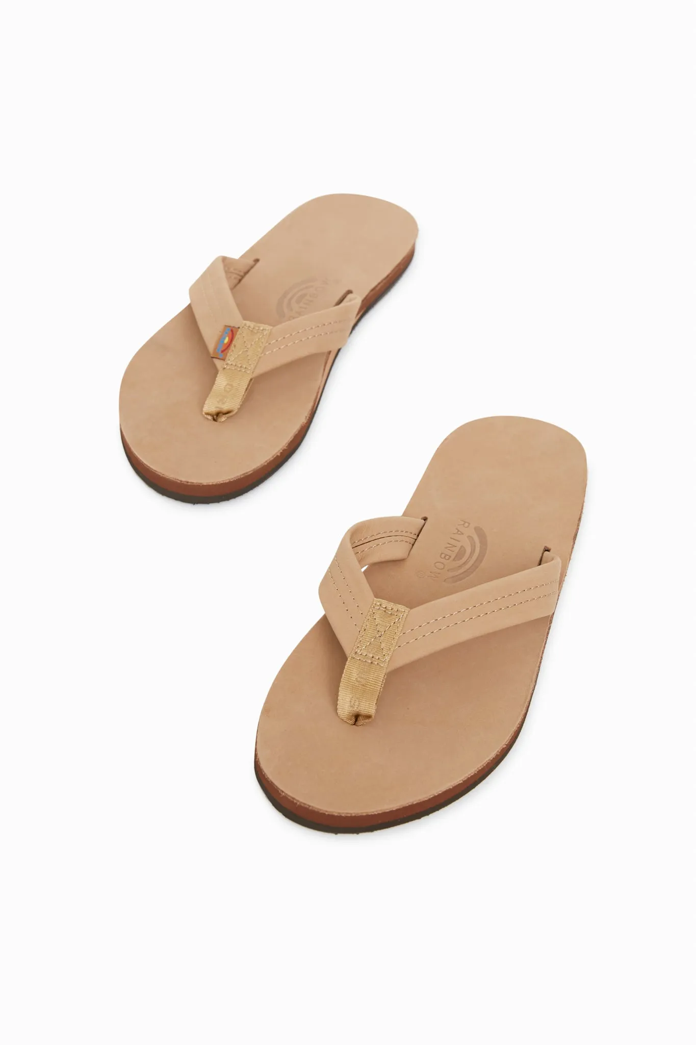 Sierra Brown Premium Leather Single Layer Arch Support Sandal