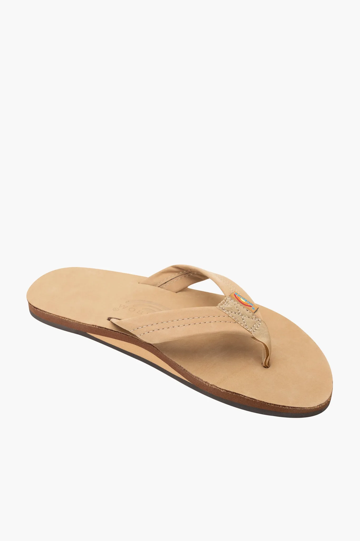 Sierra Brown Premium Leather Single Layer Arch Support Sandal