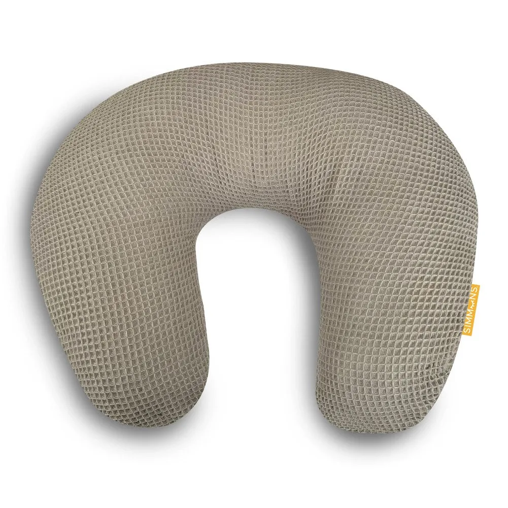 Simmons Nursing Pillow with Removable Cover - Taupe