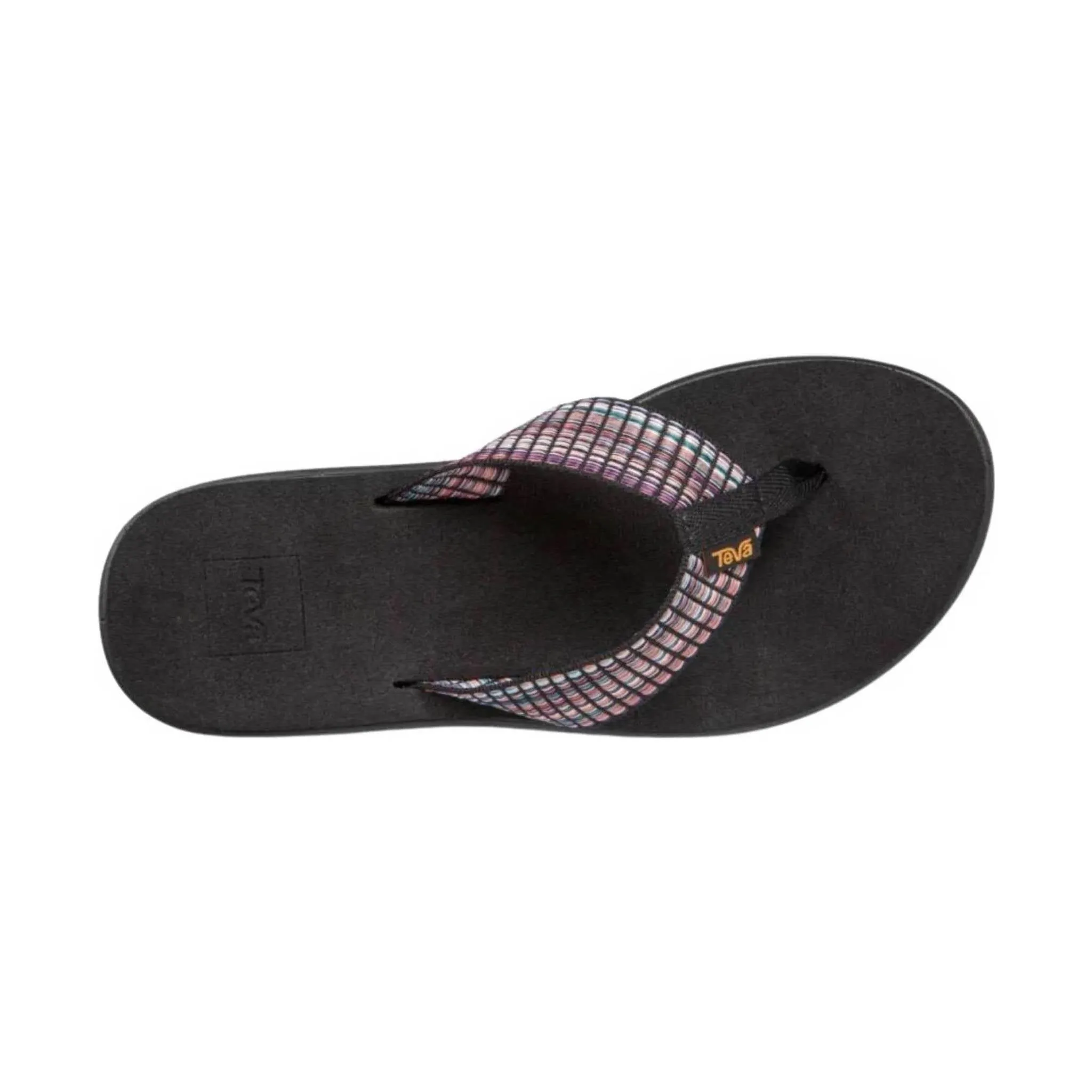 Teva Women's Voya Flip Flop - Bar Street Multi Black