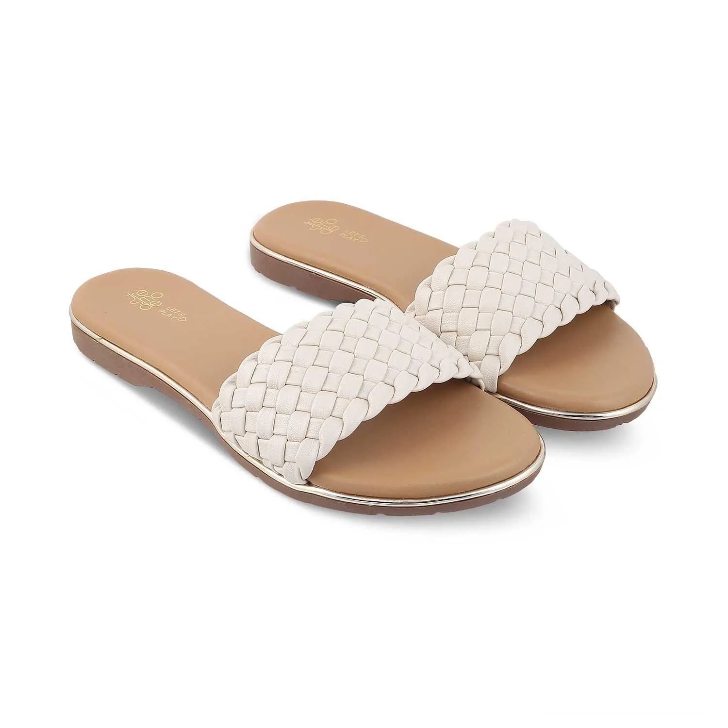 The We Beige Women's Casual Flats Tresmode