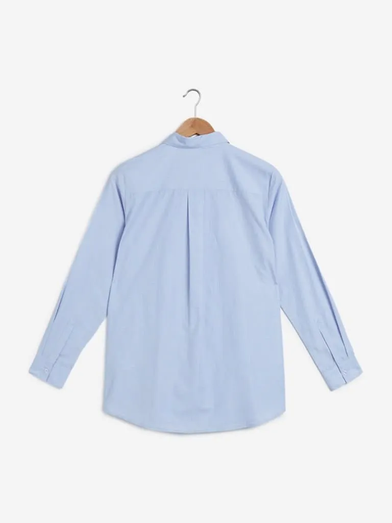 Wardrobe Blue Formal Shirt