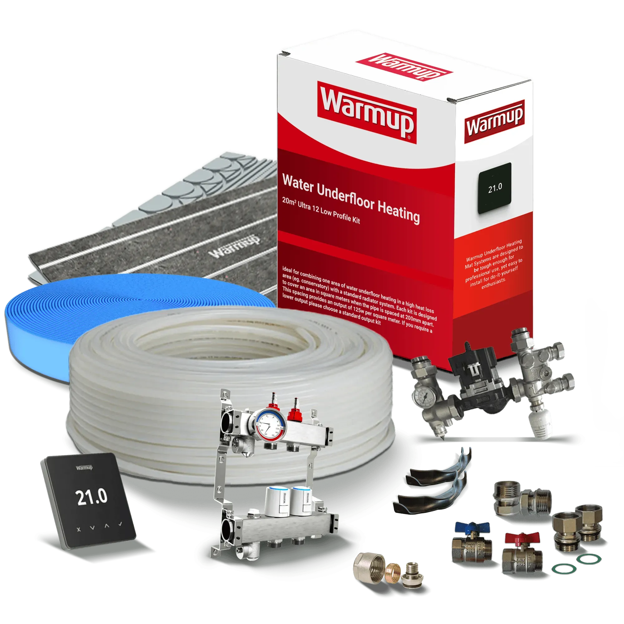 Warmup VLo Ultra-12 Water Underfloor Heating Low Profile