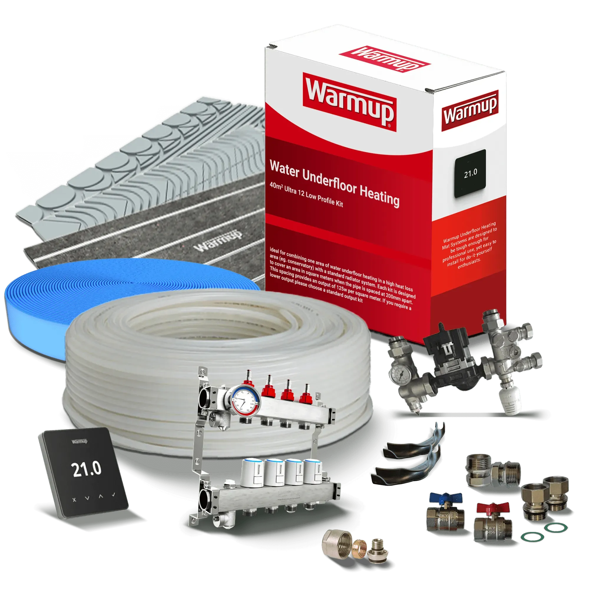 Warmup VLo Ultra-12 Water Underfloor Heating Low Profile