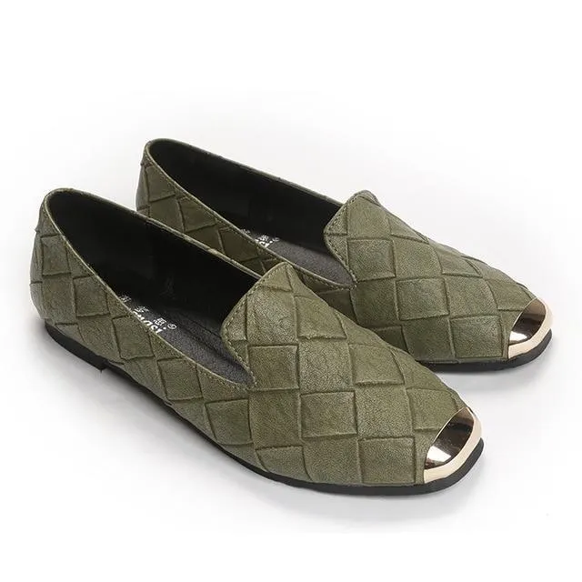 Weaved Flat Shoes For Women