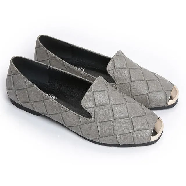 Weaved Flat Shoes For Women