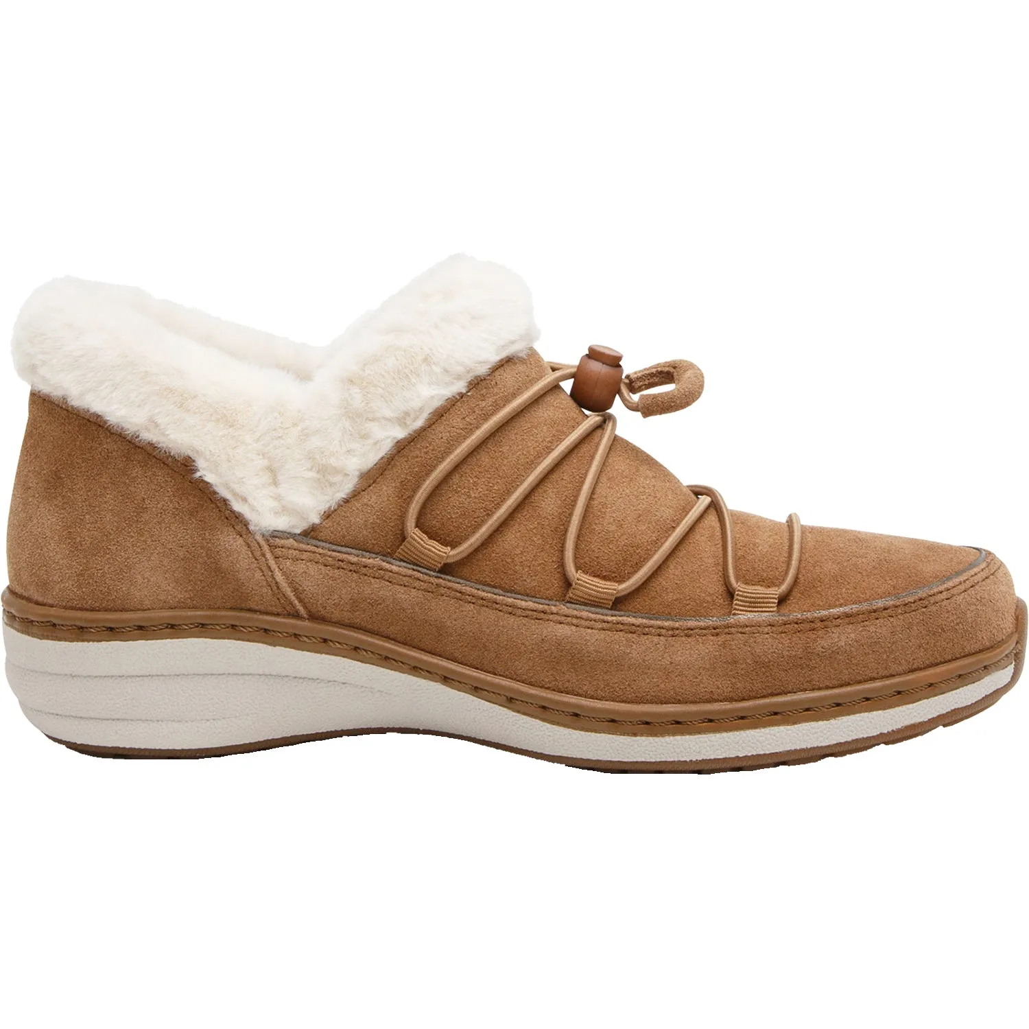 Women's Aetrex Chrissy Cognac Suede